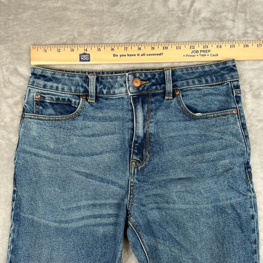 ASOS Design Straight Leg Jeans Medium Wash Denim Men Size 32x30 - Picture 10 of 14